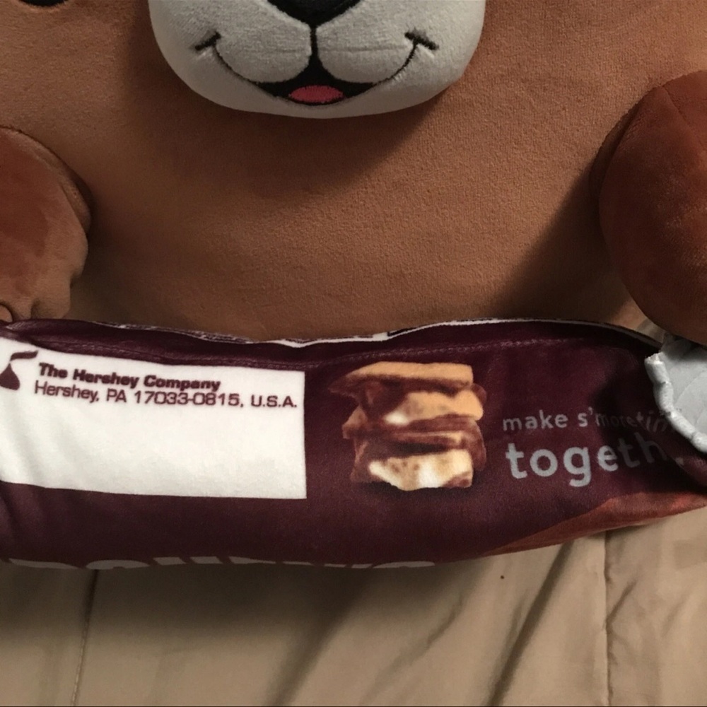 Cute Brown Bear Plush with Chocolate Design - Picture 11 of 11